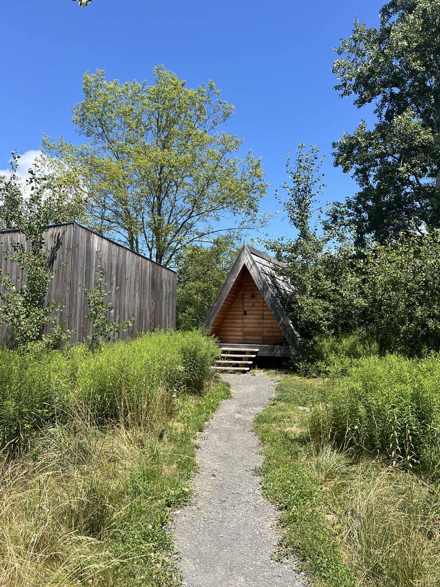 A-frame cabin accommodation